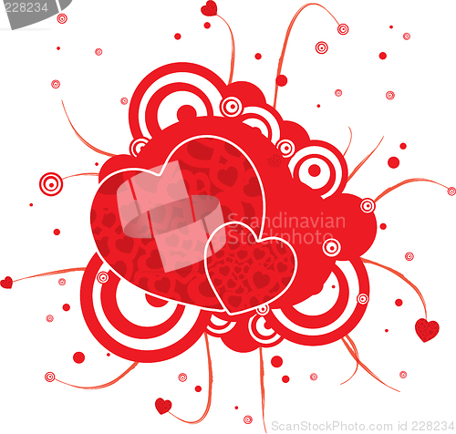 Image of gothic red heart