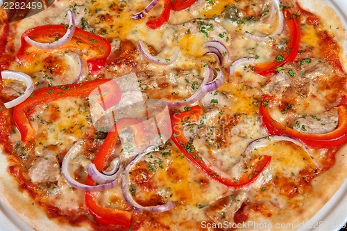 Image of meat pizza
