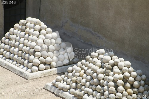 Image of Ancient cannon balls