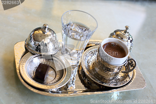 Image of Turkish coffee.