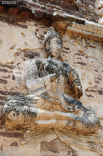 Image of Ancient wat ruins in Chiang Mai,Thailand