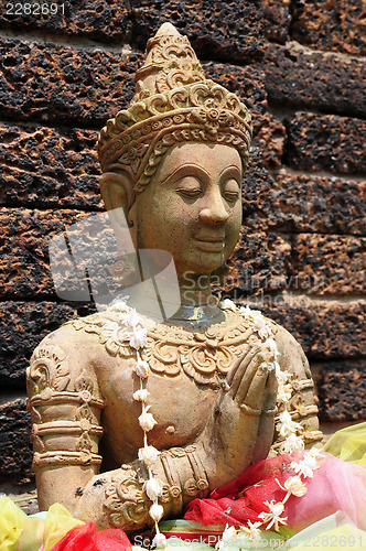 Image of Ancient wat ruins in Chiang Mai,Thailand