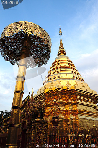 Image of Doi Suthep Temple in Chiang Mai, Thailand