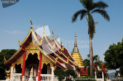 Image of Ancient wat in Chiang Mai, Thailand