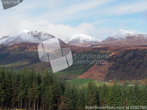 Image of Scotland highlands in Spring Laggan area