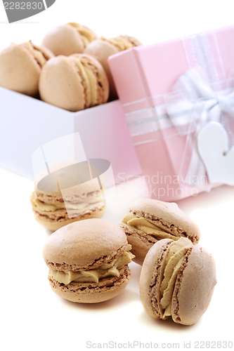 Image of Box of macaroons.
