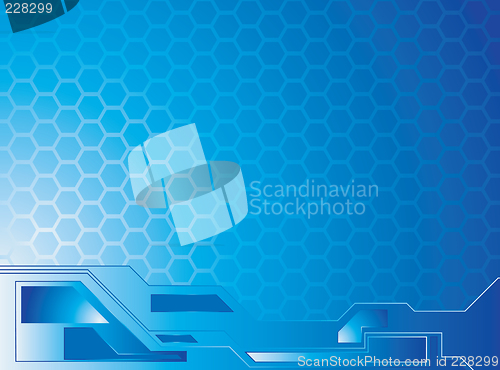 Image of honey data blue