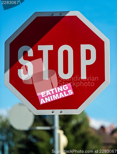 Image of stop eating animals