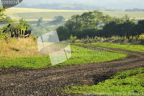 Image of Country road curve