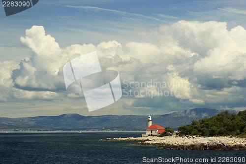 Image of Lighthouse on Brac island Croatia