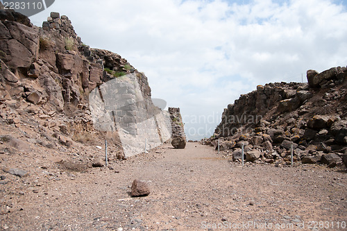 Image of Belvoir castle ruins in Galilee