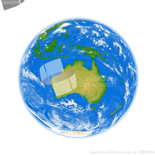 Image of Australia on Earth