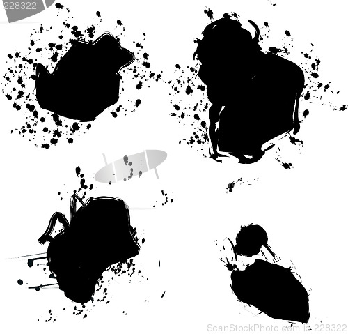 Image of ink dots