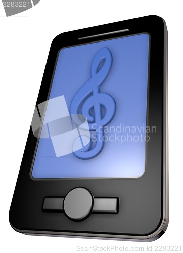 Image of smartphone music
