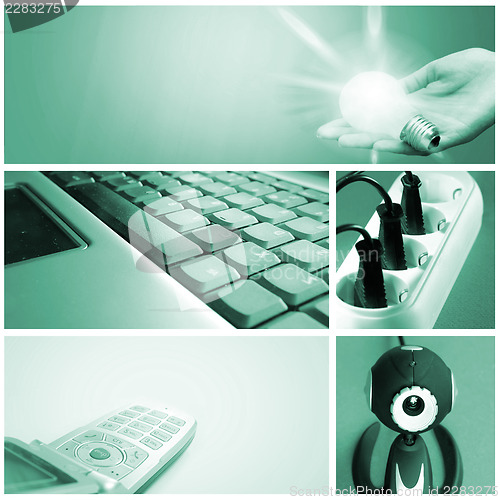 Image of Tehnology collage