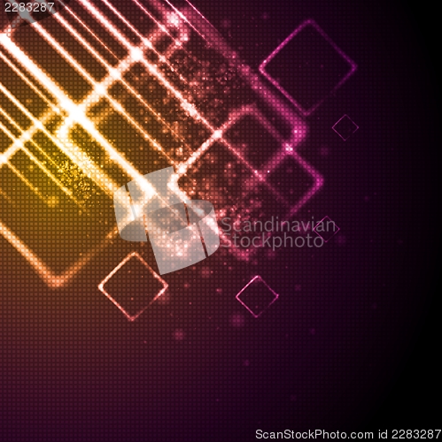 Image of Vector shiny tech background