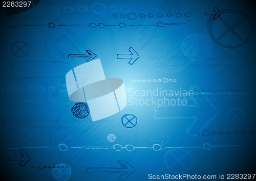 Image of Concept vector technical drawing