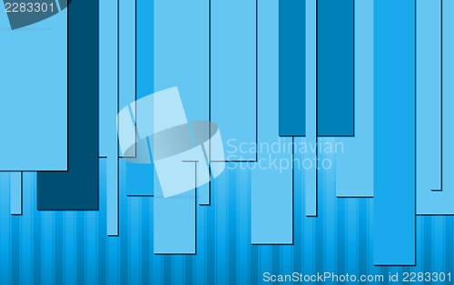 Image of Elegant vector blue backdrop