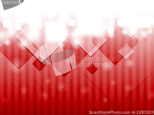 Image of Bright red hi-tech background