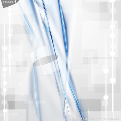 Image of Modern technical vector background