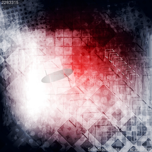 Image of Dark grunge technology design