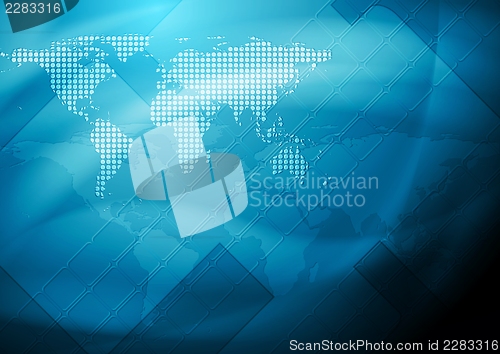 Image of Colourful hi-tech vector background