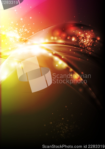 Image of Dark abstract vector background