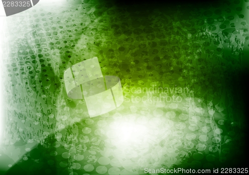 Image of Vector green wavy grunge design