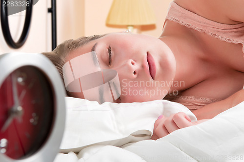 Image of Woman Sleeping