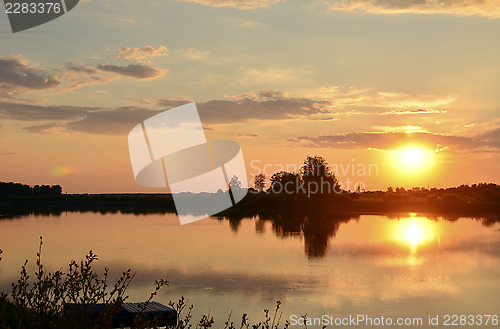 Image of colorful sunset