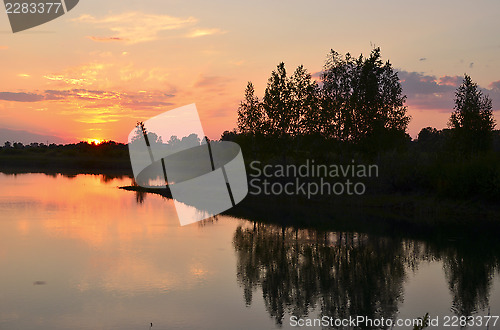 Image of colorful sunset