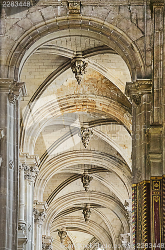 Image of The grand interior of the landmark Saint-Eustache church