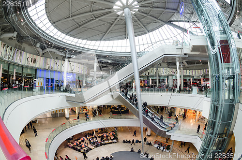 Image of Modern architecture in the business district of La Defense, Pari