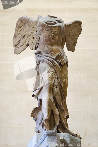 Image of The Winged Victory of Samothrace, also called the Nike of Samoth