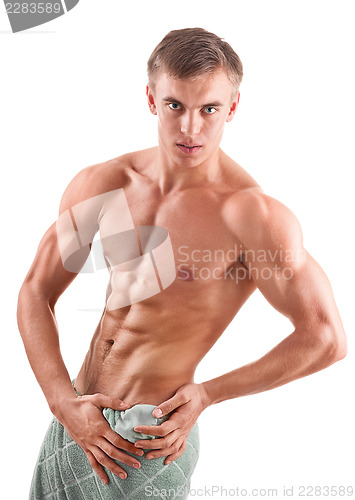 Image of Aryan - looking young bodybuilder