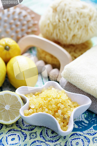 Image of lemon bath salt