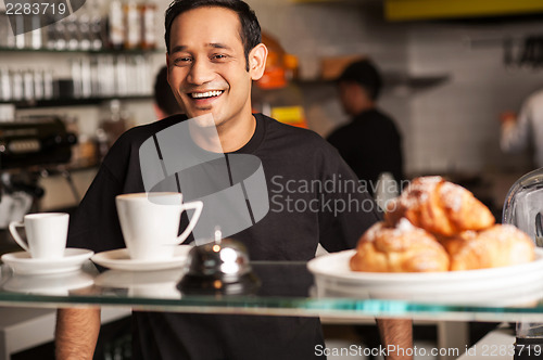 Image of Photo of kitchen area of a restaurant