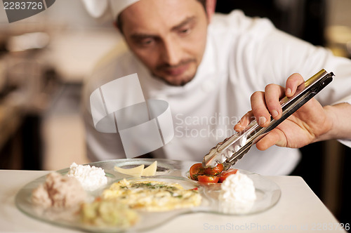 Image of Finishing touches to the yummy meal