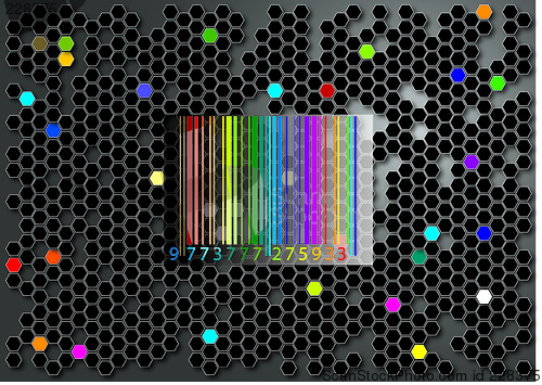 Image of Rainbow hexagon