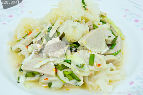 Image of White Pork Sausage Salad