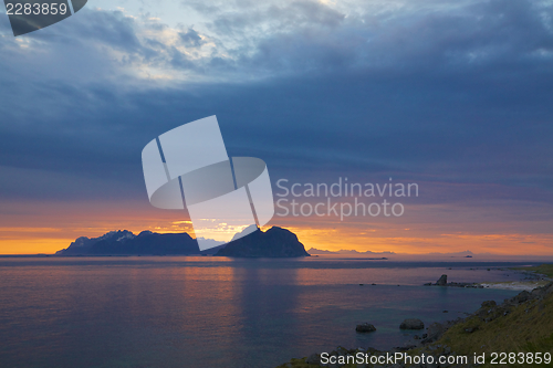 Image of Midnight sun in Scandinavia