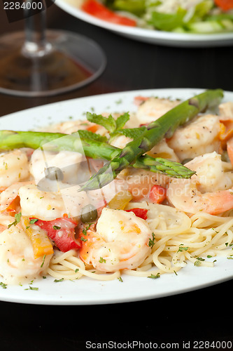 Image of Shrimp Scampi with Spaghetti