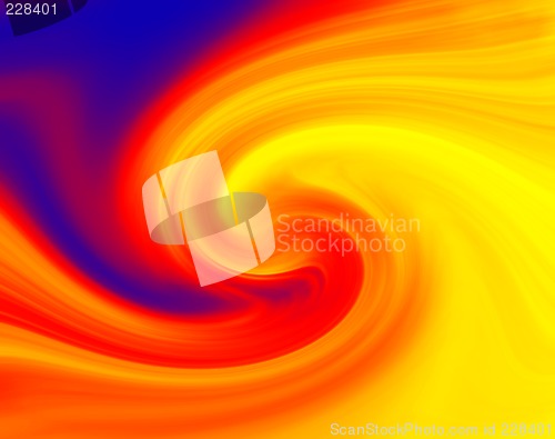 Image of Paint swirl fire