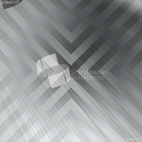 Image of Chevron Brushed Metal Background