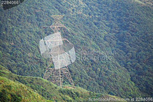 Image of Power Tower on mountain 