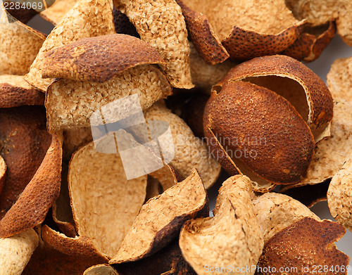 Image of Heap of dried tangerine peel