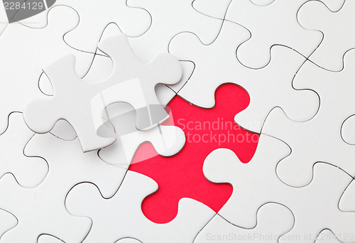 Image of Puzzle with missing piece