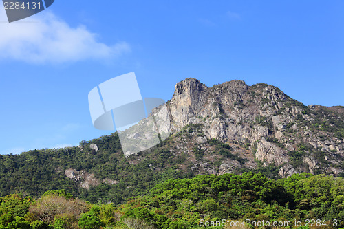 Image of Lion Rock in Hong Kong