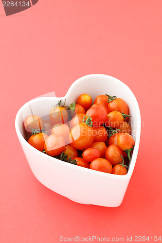 Image of Cherry tomato with love