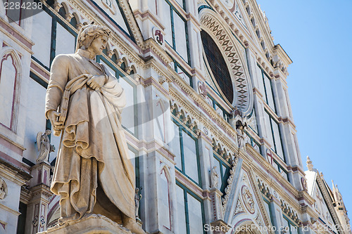 Image of Dante statue